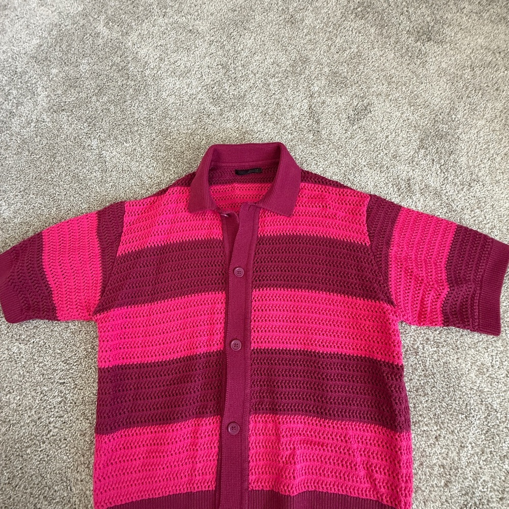 Zara Red Knit Sweater